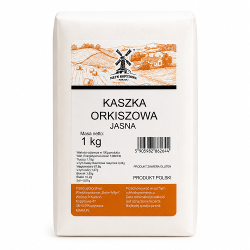 Przejdź do produktu Kaszka orkiszowa 1 kg