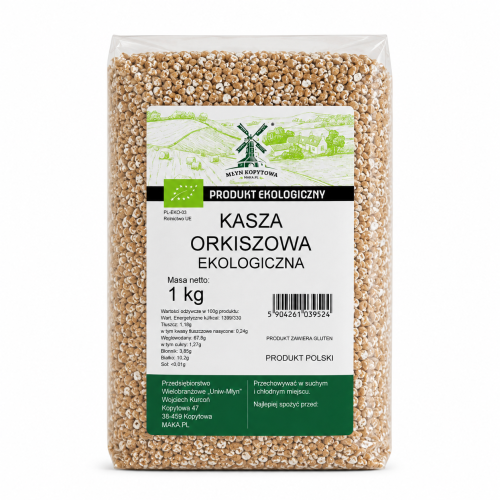 Przejdź do produktu BIO Kasza orkiszowa EKOLOGICZNA 1kg