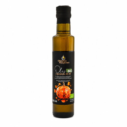 Przejdź do produktu BIO Olej z pestek dyni EKOLOGICZNY 250ml