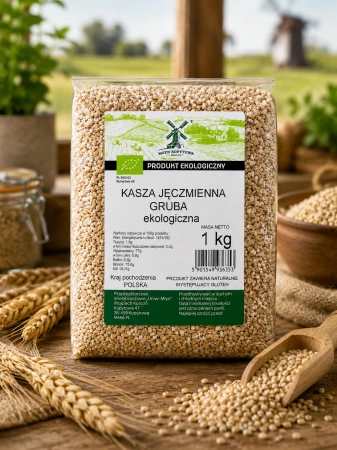 kasza jeczmienna łamana bio ekologiczna