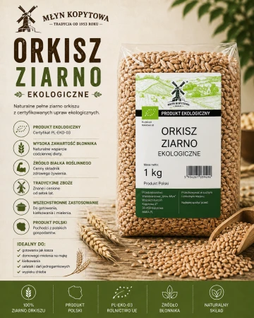orkisz ziarno ekologiczny