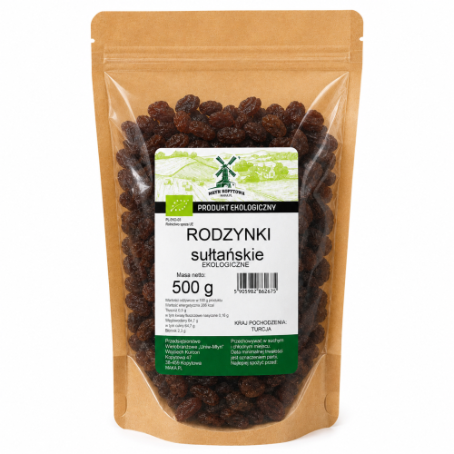 Przejdź do produktu BIO Rodzynki sułtańskie EKOLOGICZNE - 500 g
