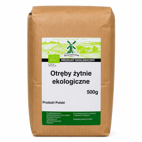 Przejdź do produktu BIO Otręby żytnie EKOLOGICZNE 500g