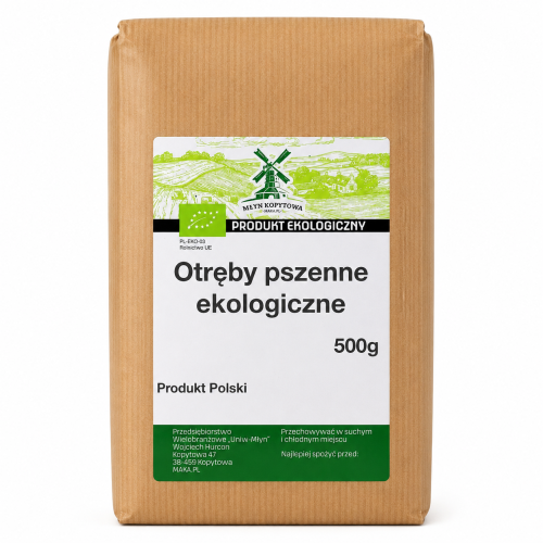 Przejdź do produktu BIO Otręby pszenne EKOLOGICZNE 500g