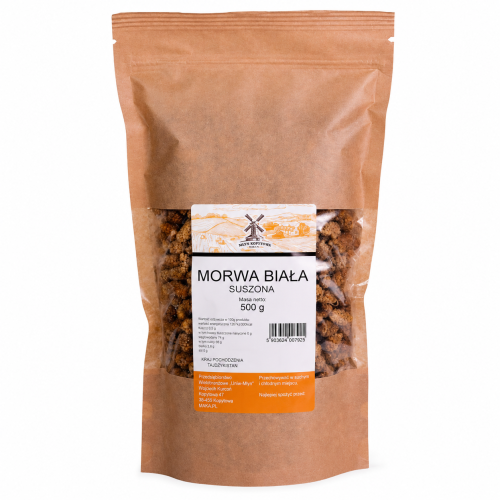 Przejdź do produktu Morwa biała suszona 500g