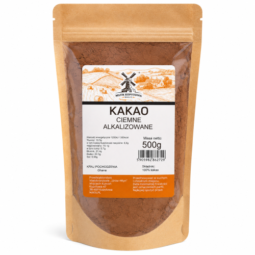 Przejdź do produktu Kakao ciemne alkalizowane 500g