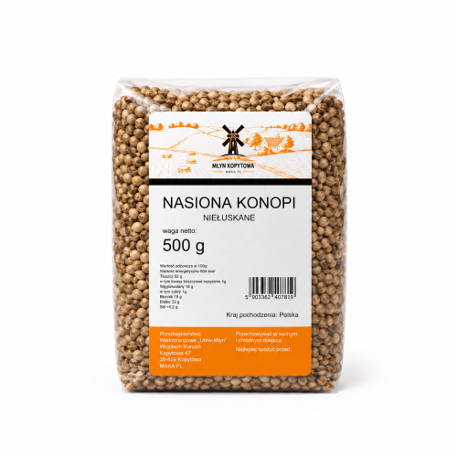 Przejdź do produktu Nasiona konopi 500g