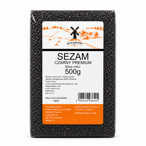 Przejdź do produktu Sezam czarny 500g
