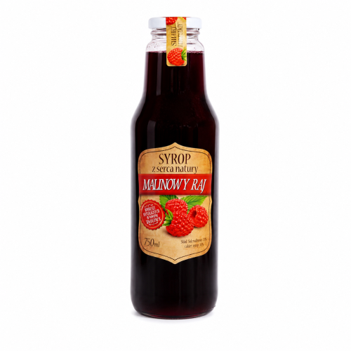 Przejdź do produktu Syrop malinowy 750ml
