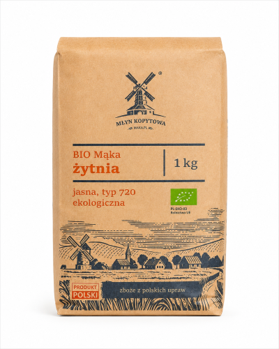 Przejdź do produktu BIO Mąka żytnia typ 720 EKOLOGICZNA