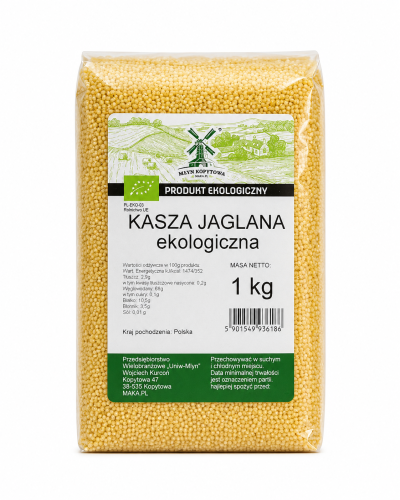 Przejdź do produktu BIO Kasza jaglana EKOLOGICZNA 1kg