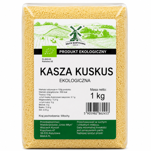 Przejdź do produktu BIO Kasza kuskus EKOLOGICNA 1kg