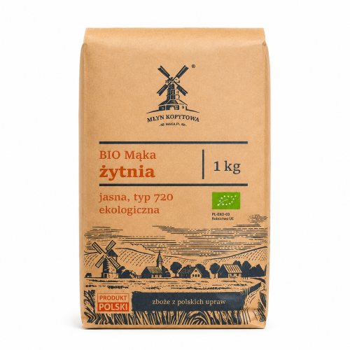 Przejdź do produktu BIO Mąka żytnia typ 720 EKOLOGICZNA
