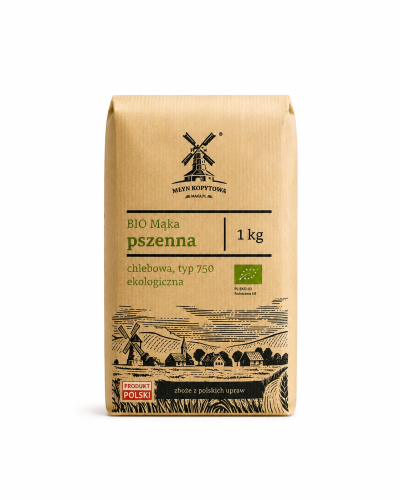 Przejdź do produktu BIO Mąka pszenna typ 750 chlebowa EKOLOGICZNA