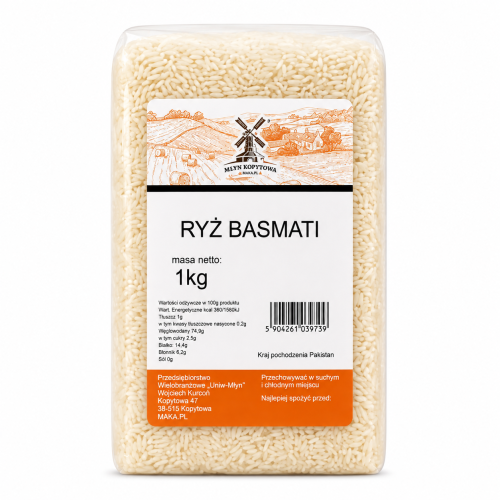 Przejdź do produktu Ryż basmati 1kg
