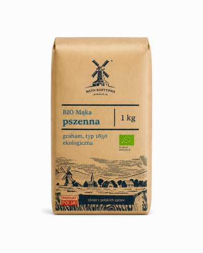 Przejdź do produktu BIO Mąka pszenna graham typ 1850 EKOLOGICZNA