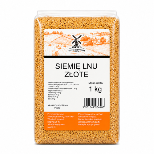 Przejdź do produktu Siemię lniane złote 1kg