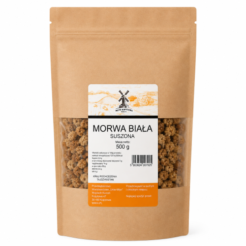 Przejdź do produktu Morwa biała suszona 500g