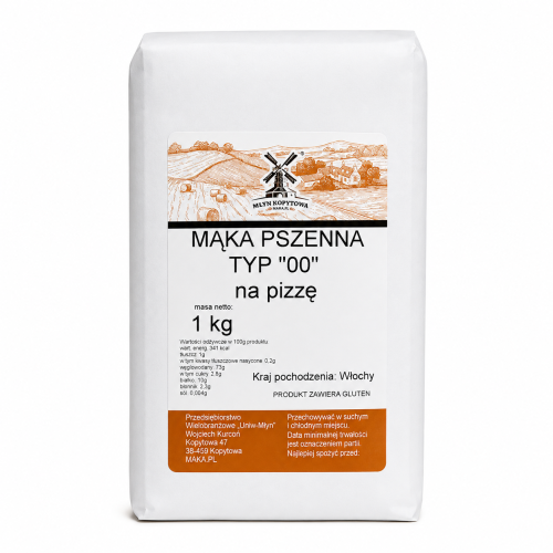 Przejdź do produktu Mąka pszenna typ "00" na pizzę 1kg