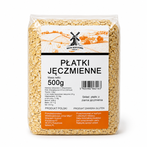 Przejdź do produktu Płatki jęczmienne 500g
