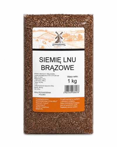 Przejdź do produktu Siemię lniane brązowe. 1kg