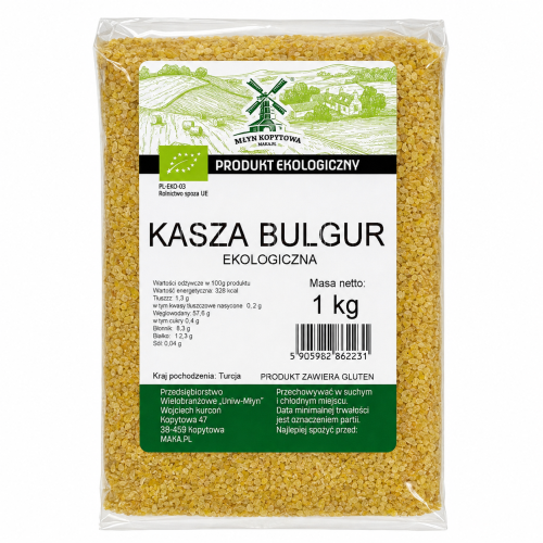 Przejdź do produktu BIO Kasza Bulgur EKOLOGICZNA 1kg
