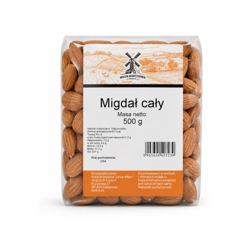 Przejdź do produktu Migdał cały 500g