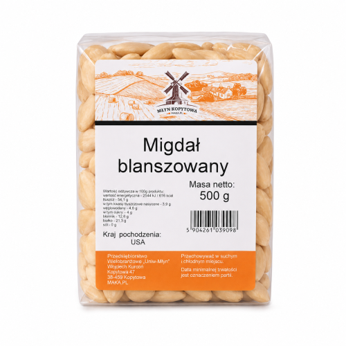 Przejdź do produktu Migdał blanszowany 500g
