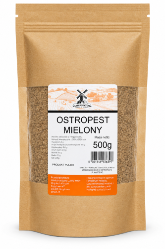 Przejdź do produktu Ostropest mielony 500g