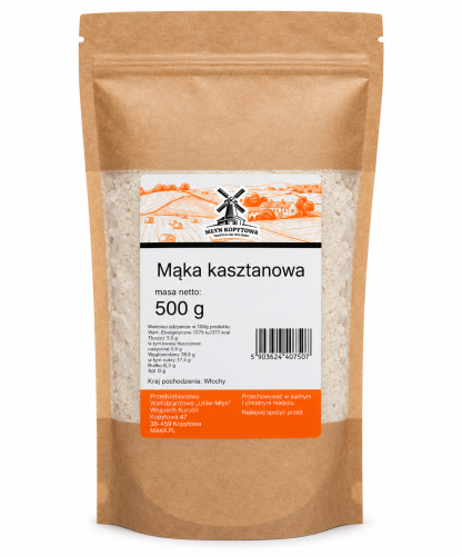 Przejdź do produktu Mąka kasztanowa 500g