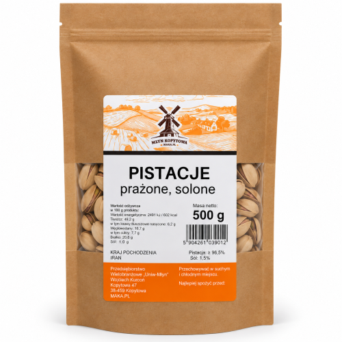 Przejdź do produktu Pistacje solone, prażone 500g