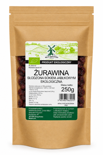 Przejdź do produktu BIO Żurawina EKOLOGICZNA 250g