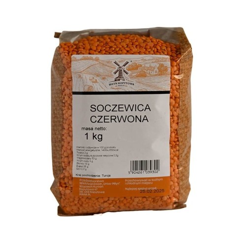 Przejdź do produktu Soczewica czerwona 1kg