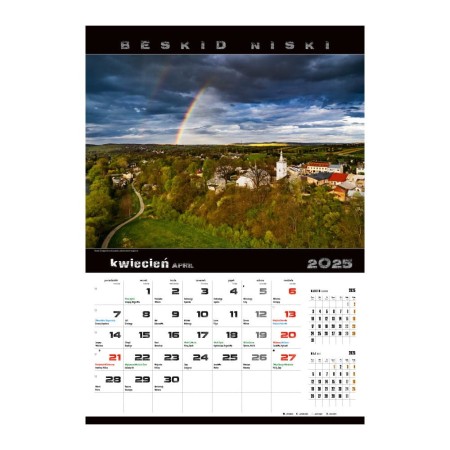 Kalendarz Beskid Niski 2025