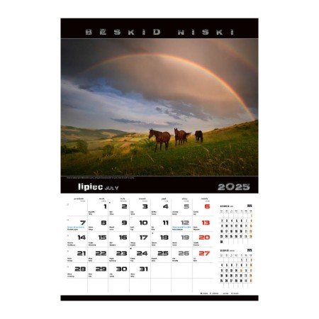 Kalendarz Beskid Niski 2025