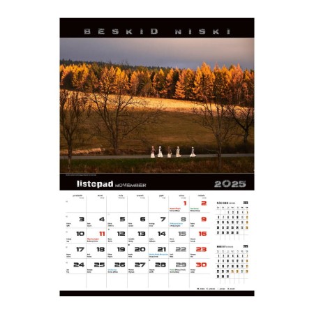 Kalendarz Beskid Niski 2025