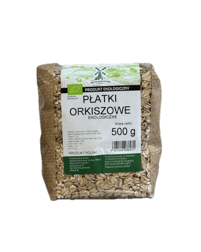 Przejdź do produktu BIO Płatki orkiszowe EKOLOGICZNE 500g